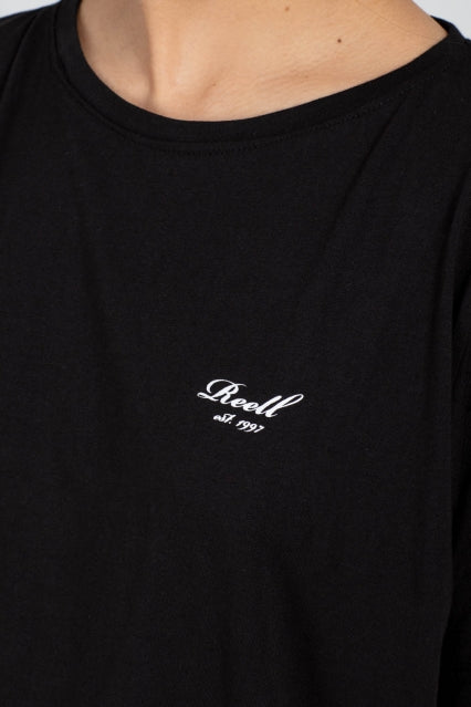 Women T Shirt Dress - Deep Black - Reell Pakistan