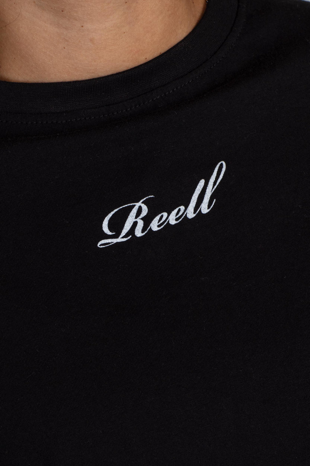 Women Layla T-Shirt - Deep Black - Reell Pakistan