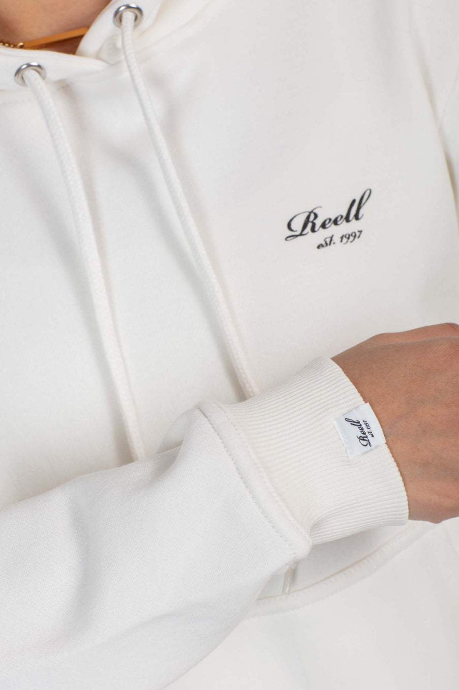 Women Logo Hoodie - Off White - Reell Pakistan