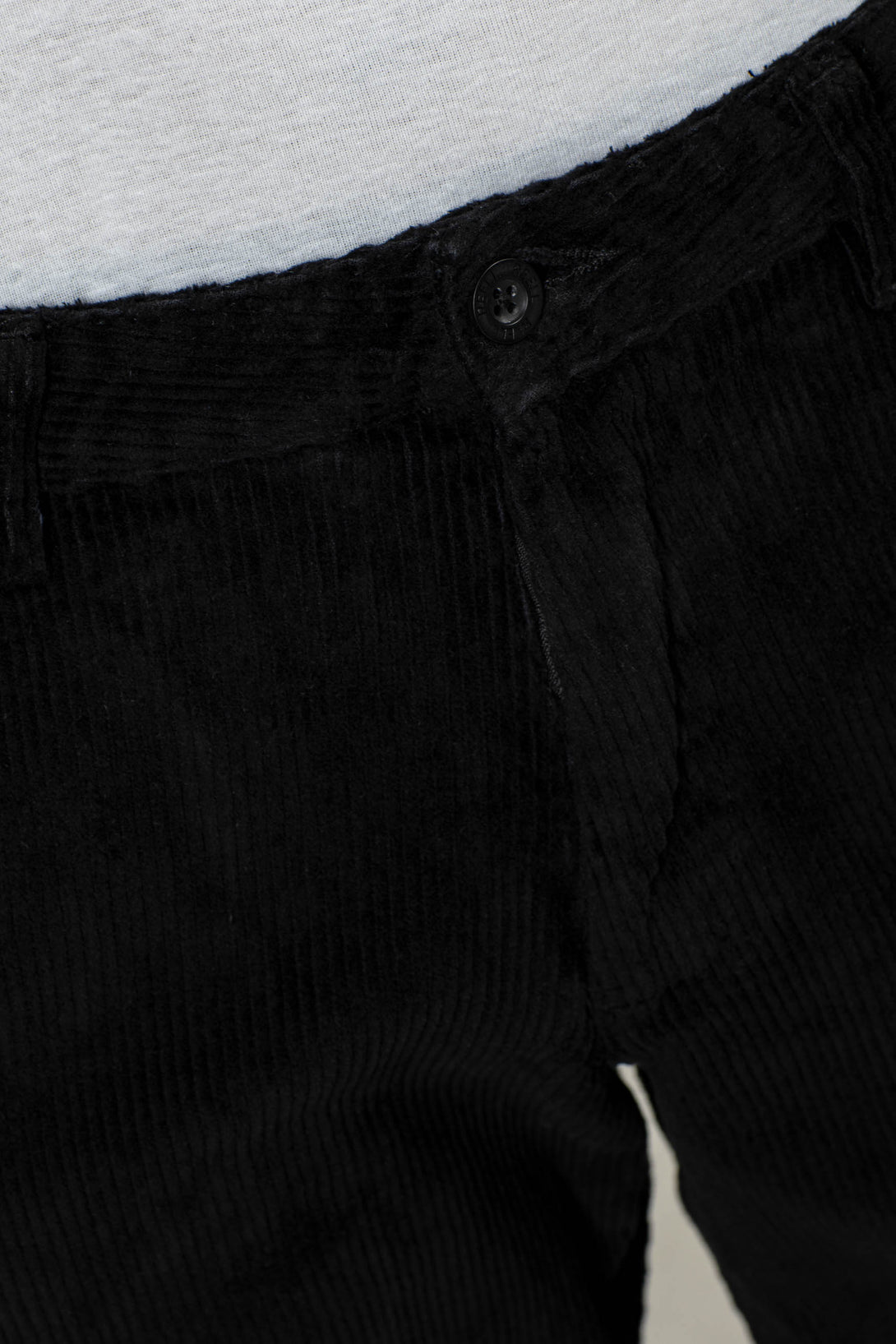 Regular Flex Chino Corduroy - Black - Reell Pakistan
