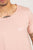 Organic Wide Neck T Shirt - Smoked Pink - Reell Pakistan