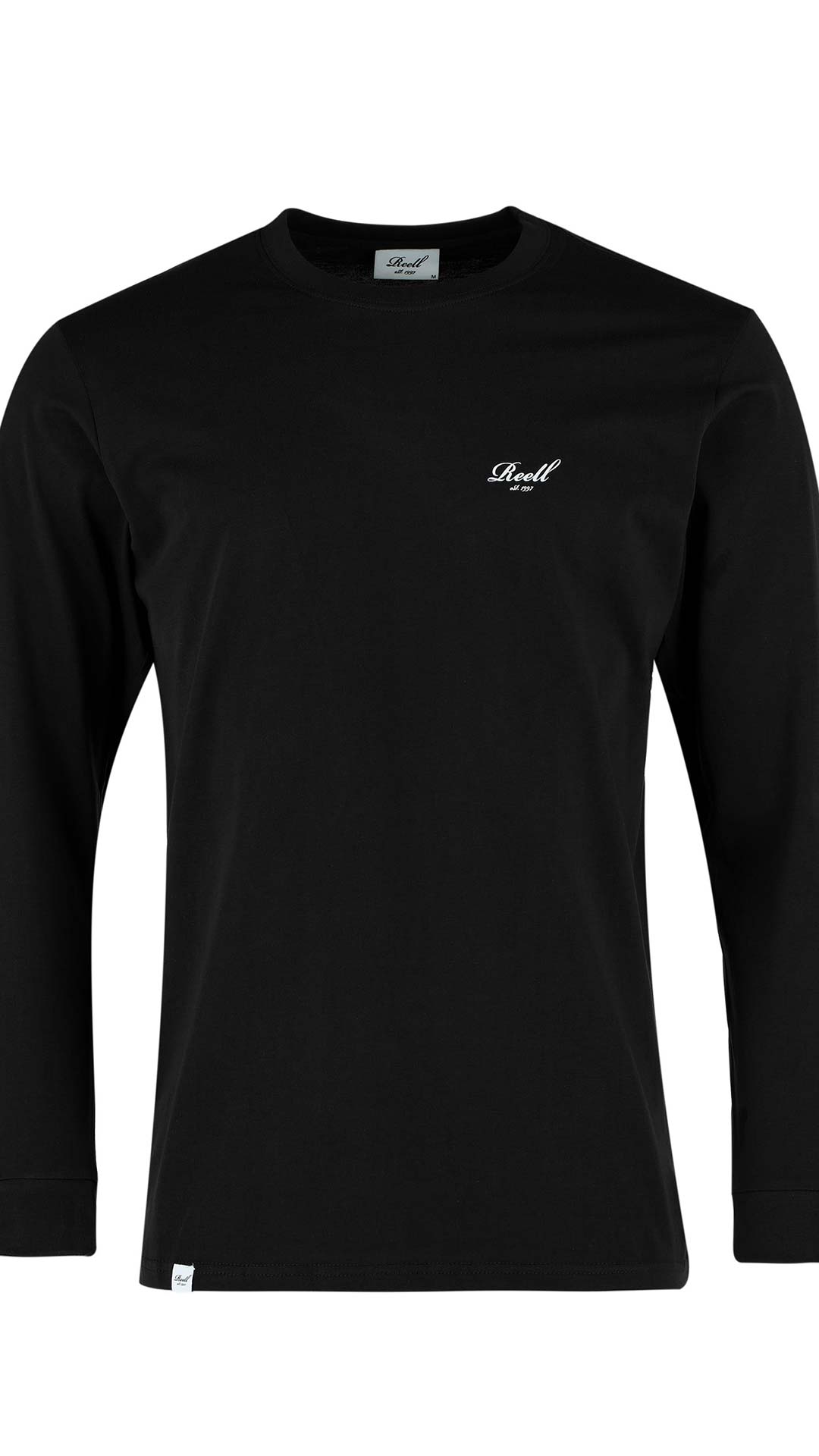 Regular Logo Long Sleeve - Deep Black - Reell Pakistan
