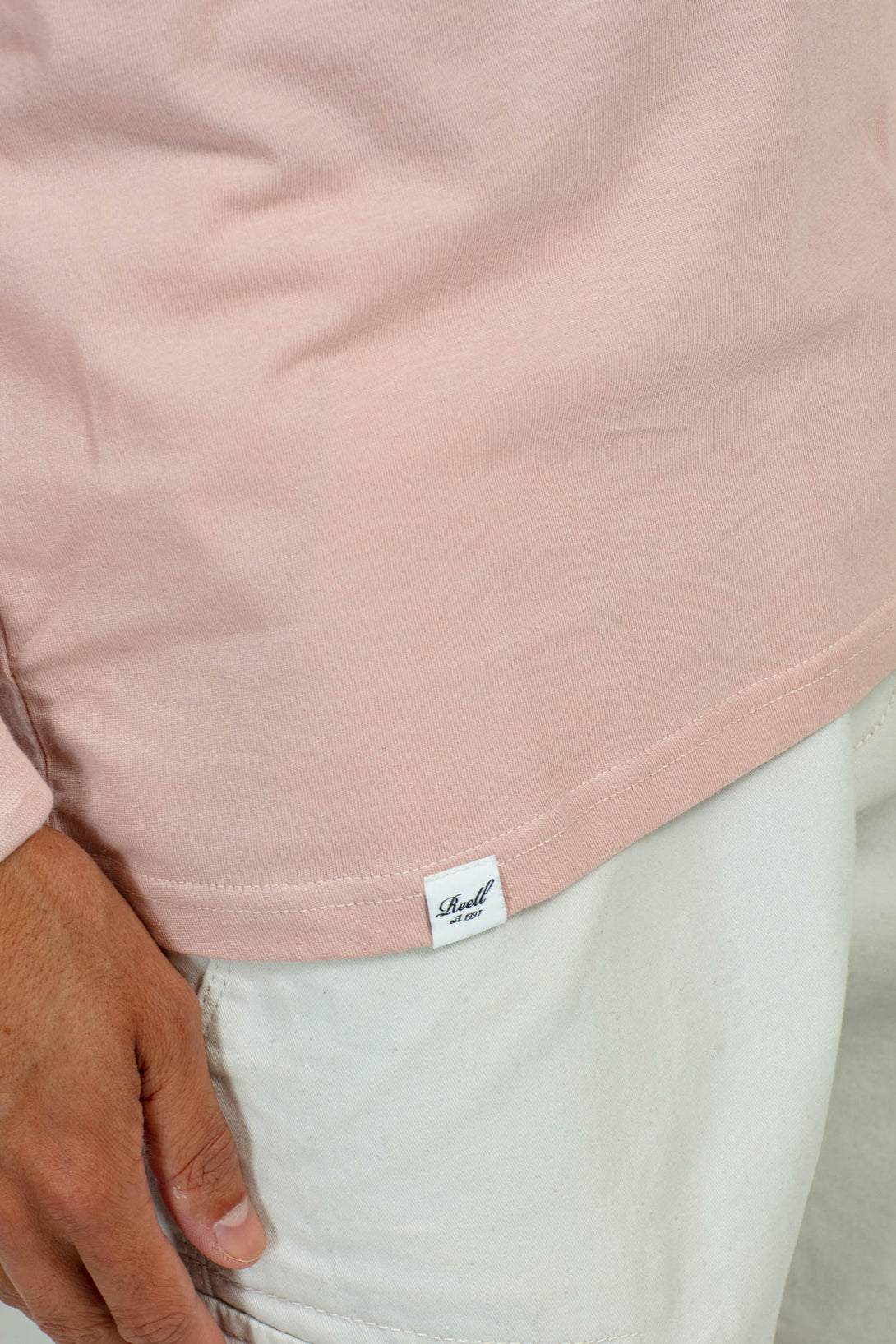 Regular Logo Long Sleeve - Smoked Pink - Reell Pakistan