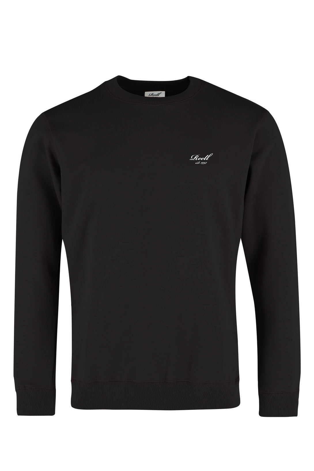 Terry Logo Crewneck - Deep Black - Reell Pakistan