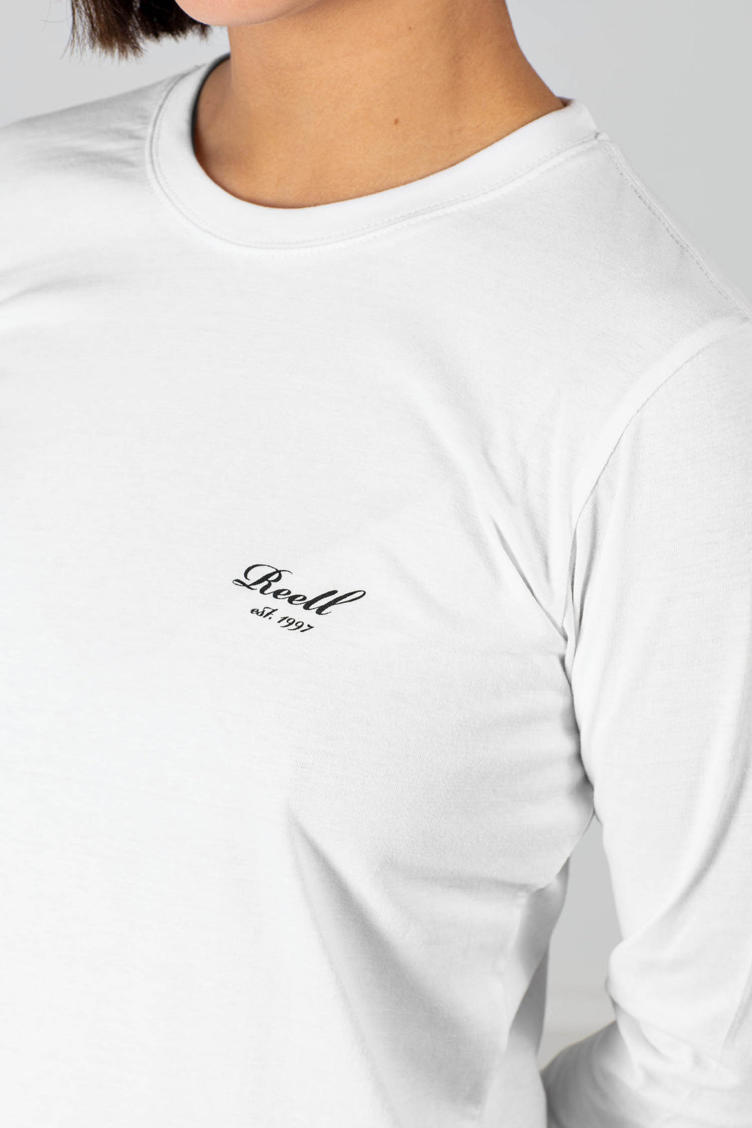 Women Logo Long Sleeves- Snow White - Reell Pakistan