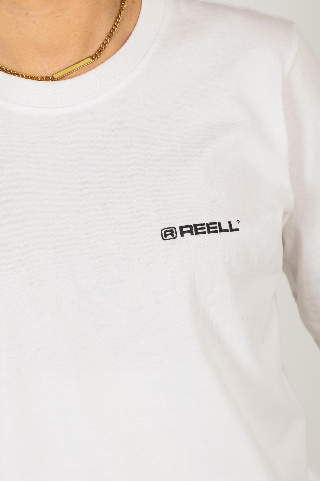 Smile Logo Long Sleeve - Snow White - Reell Pakistan
