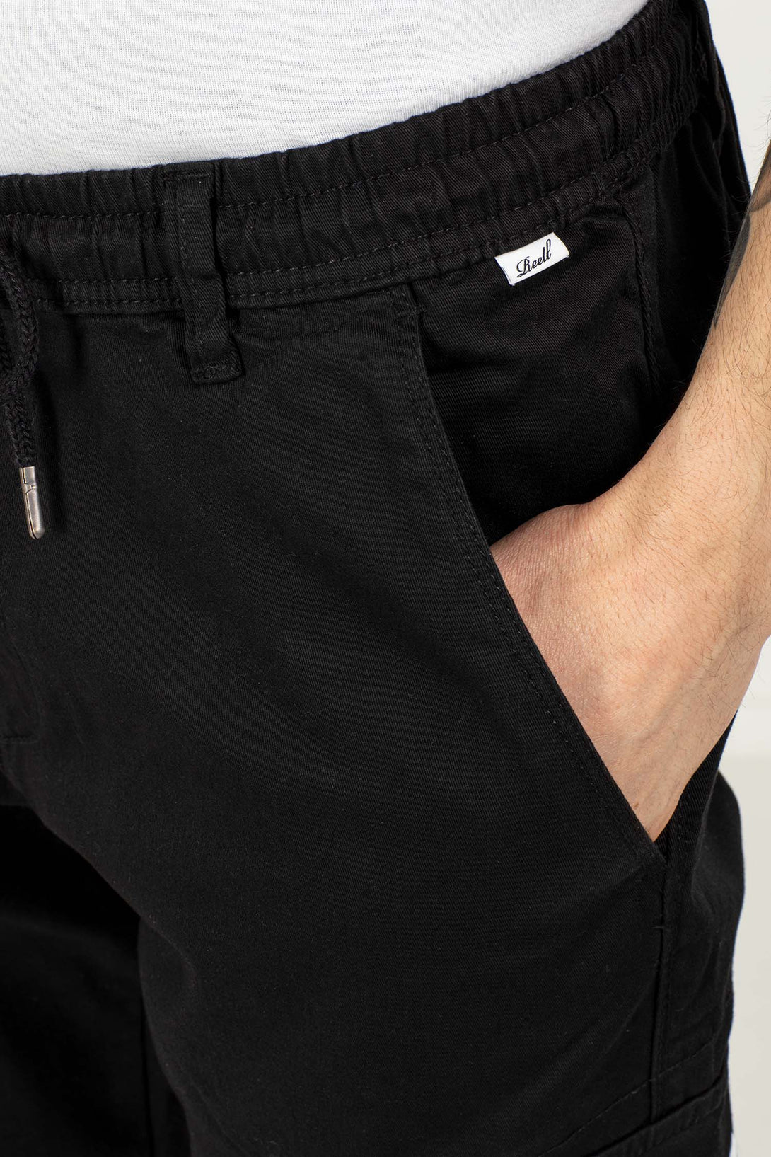 Reflex Rib Cargo - Black - Reell Pakistan