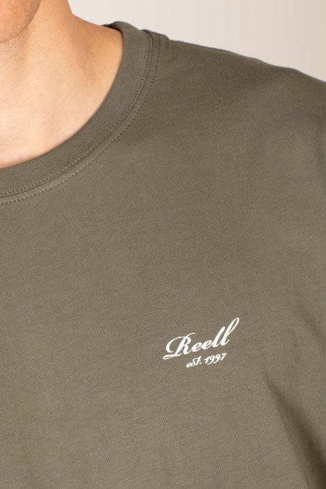 Staple Logo Long Sleeve - Sage Green - Reell Pakistan