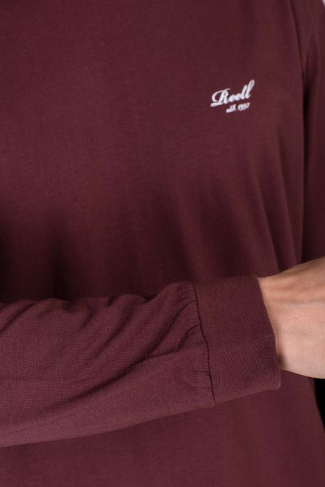 Staple Logo Long Sleeves - Town Red - Reell Pakistan