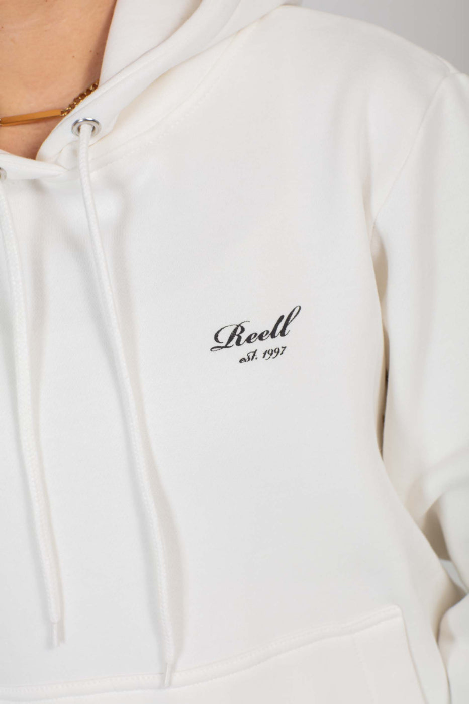 Women Logo Hoodie - Off White - Reell Pakistan