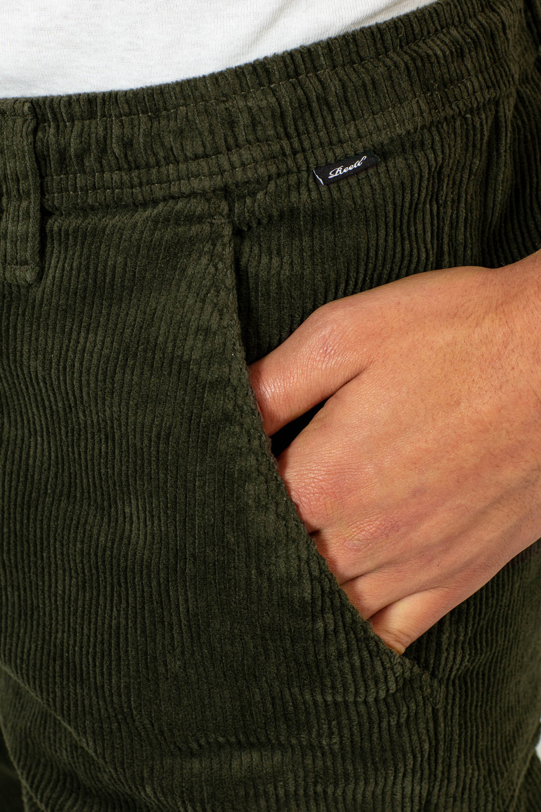 Reflex Rib Cargo Corduroy - Dark Green - Reell Pakistan