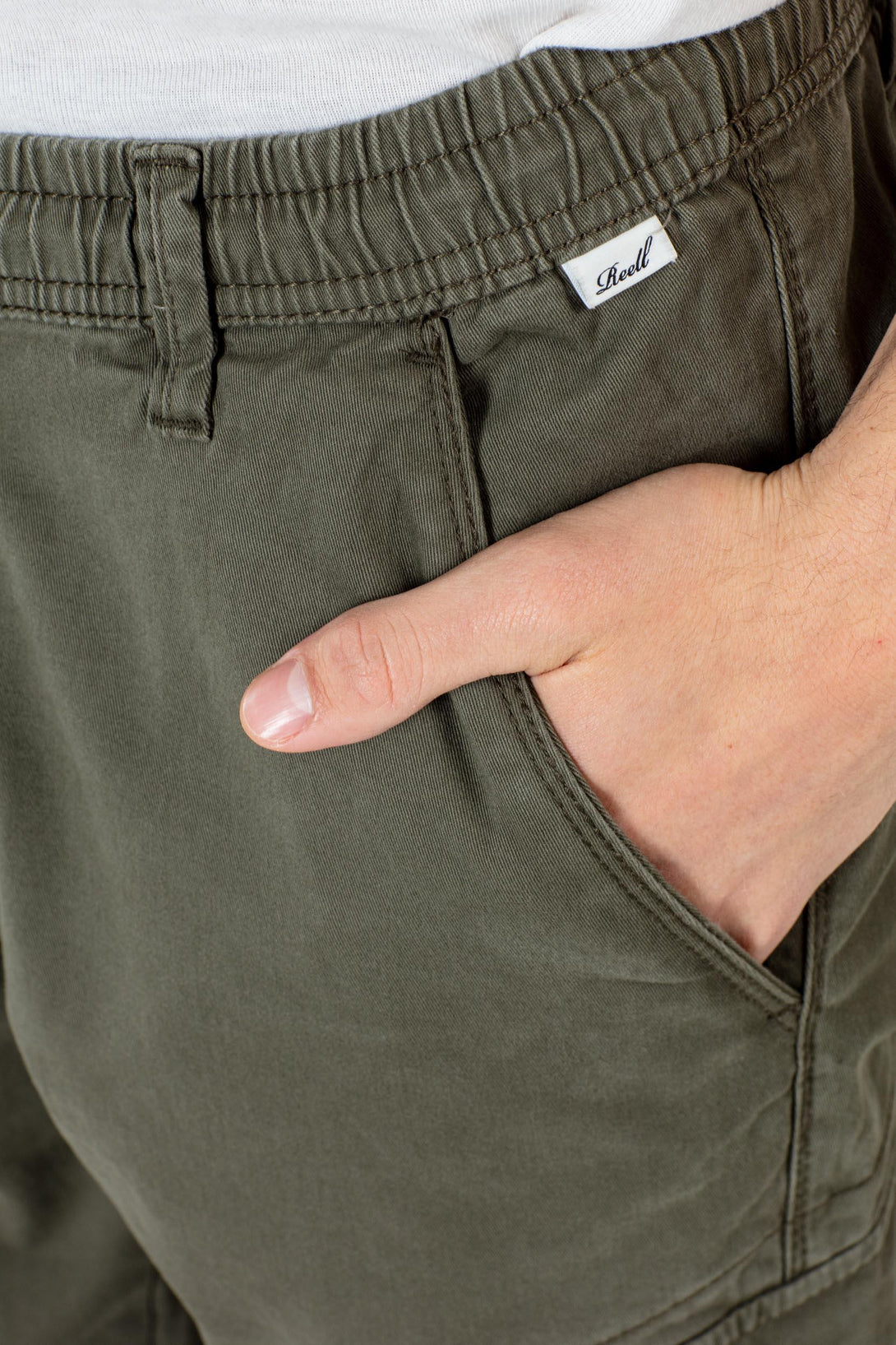 Reflex Rib Cargo - Olive - Reell Pakistan