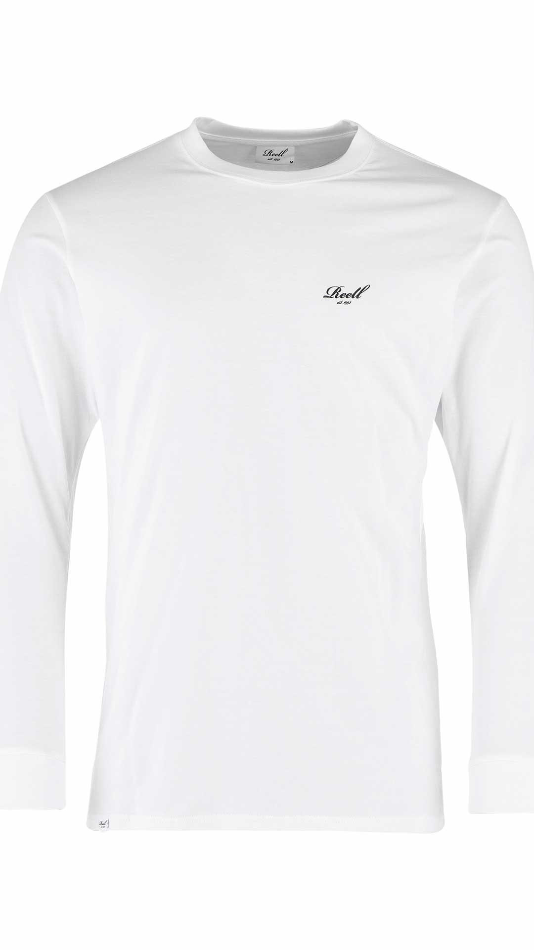 Regular Logo Long Sleeve - Snow White - Reell Pakistan
