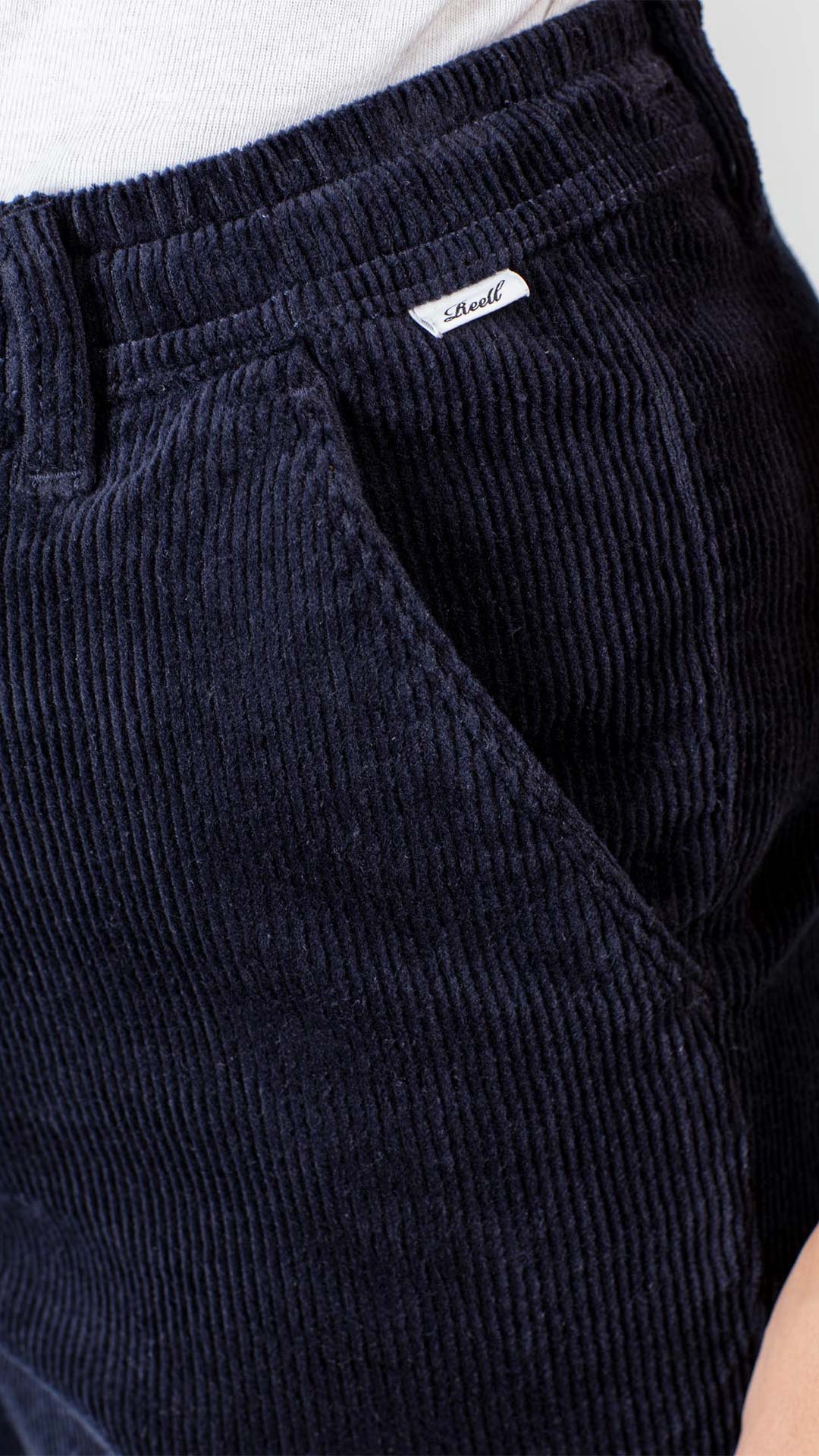 Reflex Women Loose Chino Corduroy - Navy - Reell Pakistan