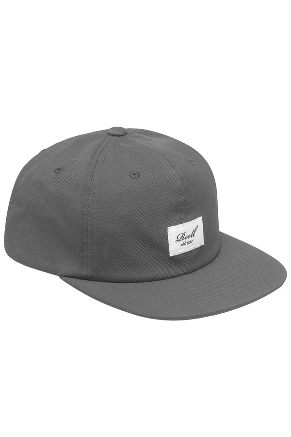 Flat 6-Panel Cap - Charcoal - Reell Pakistan