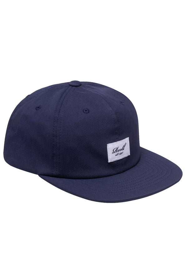 Flat 6-Panel Cap - Navy Blue - Reell Pakistan
