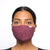 (Women) Face Mask - Wine Red
