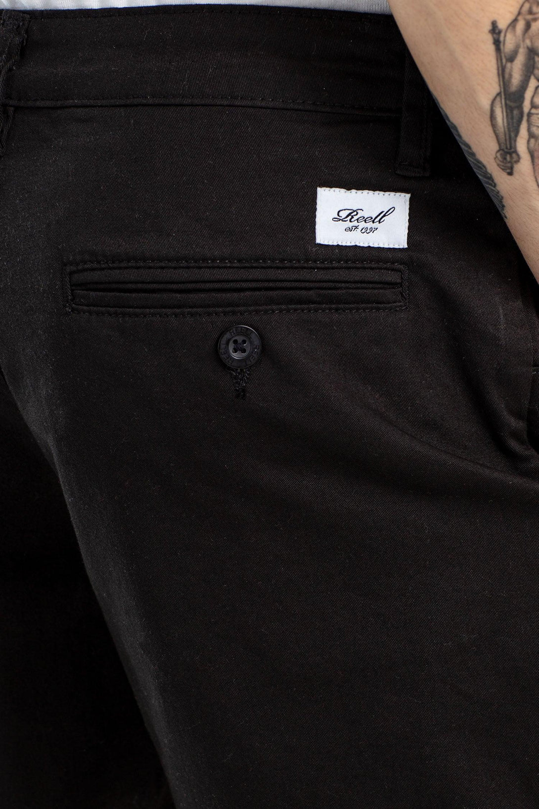 Flex Chino Short - Black - Reell Pakistan