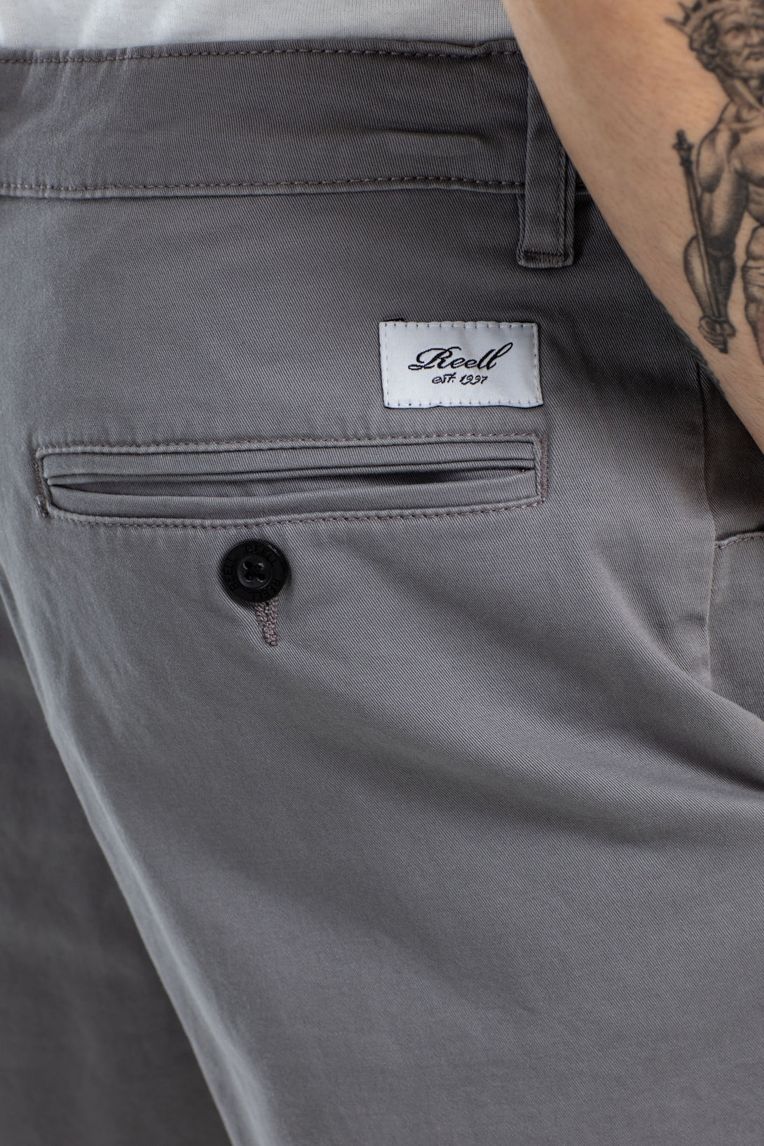 Flex Chino Short - Graphite Gray - Reell Pakistan