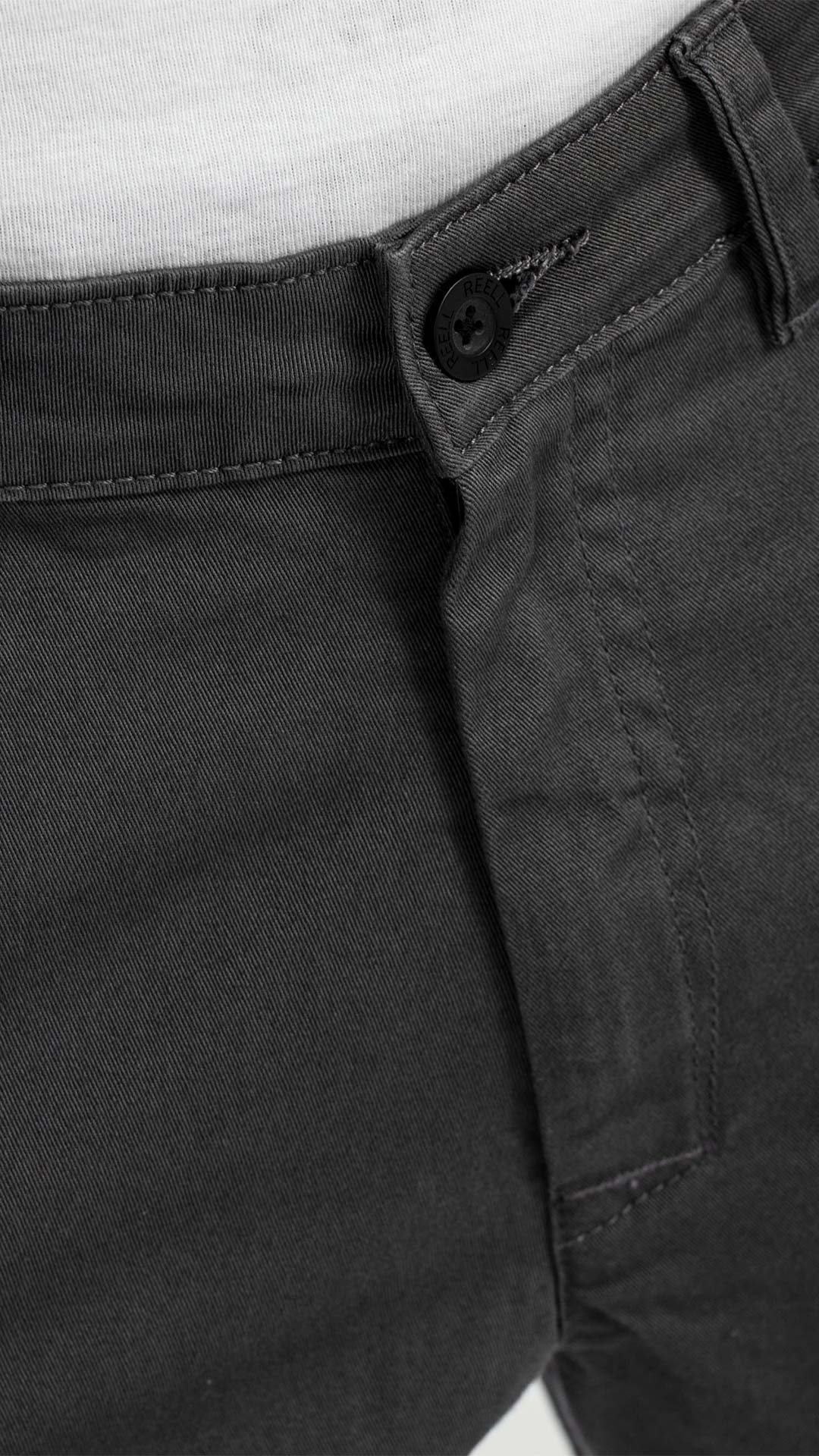 Flex Grip Chino Short - Dark Gray - Reell Pakistan