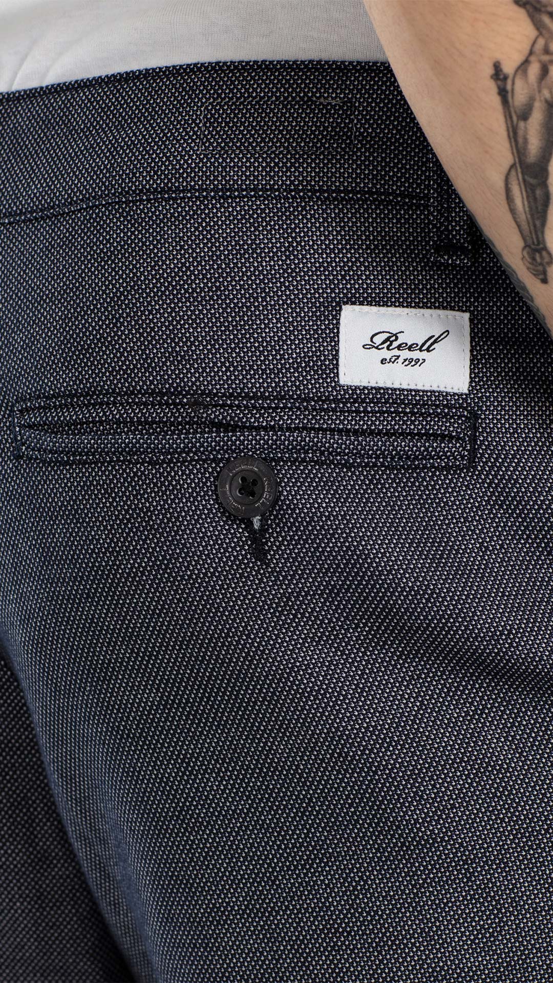 Flex Grip Chino Short - Graphite Gray - Reell Pakistan
