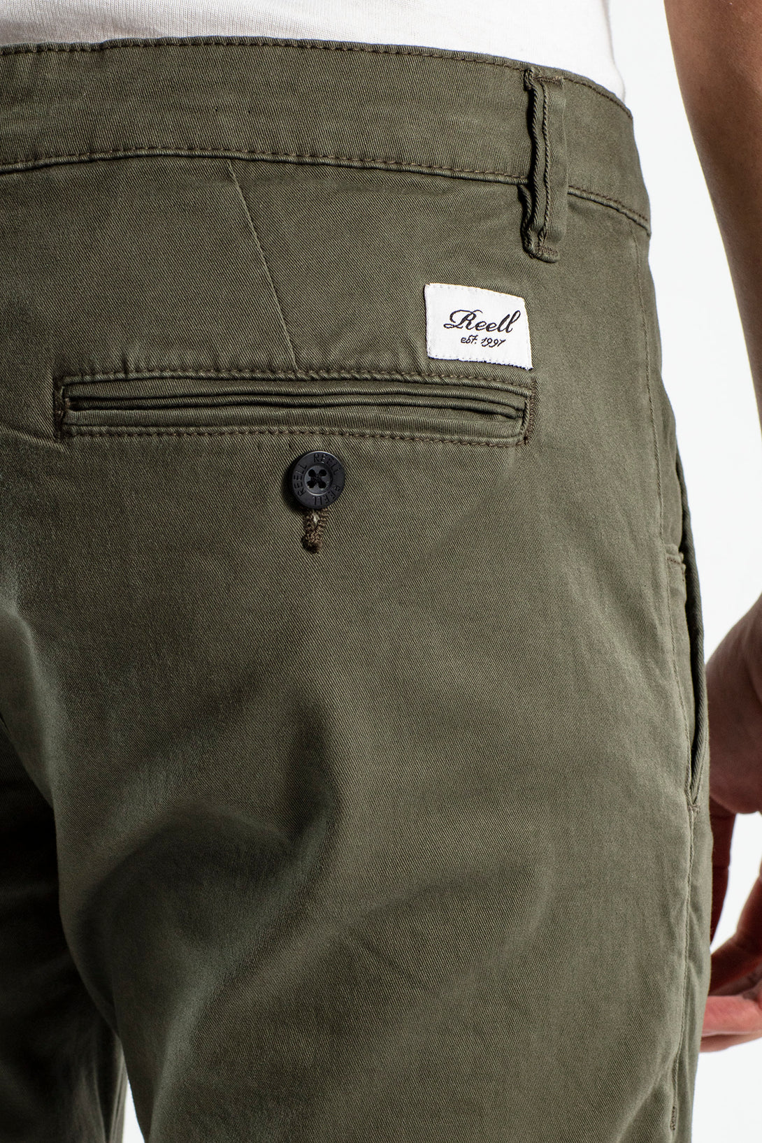 Flex Tapered Chino - Olive - Reell Pakistan