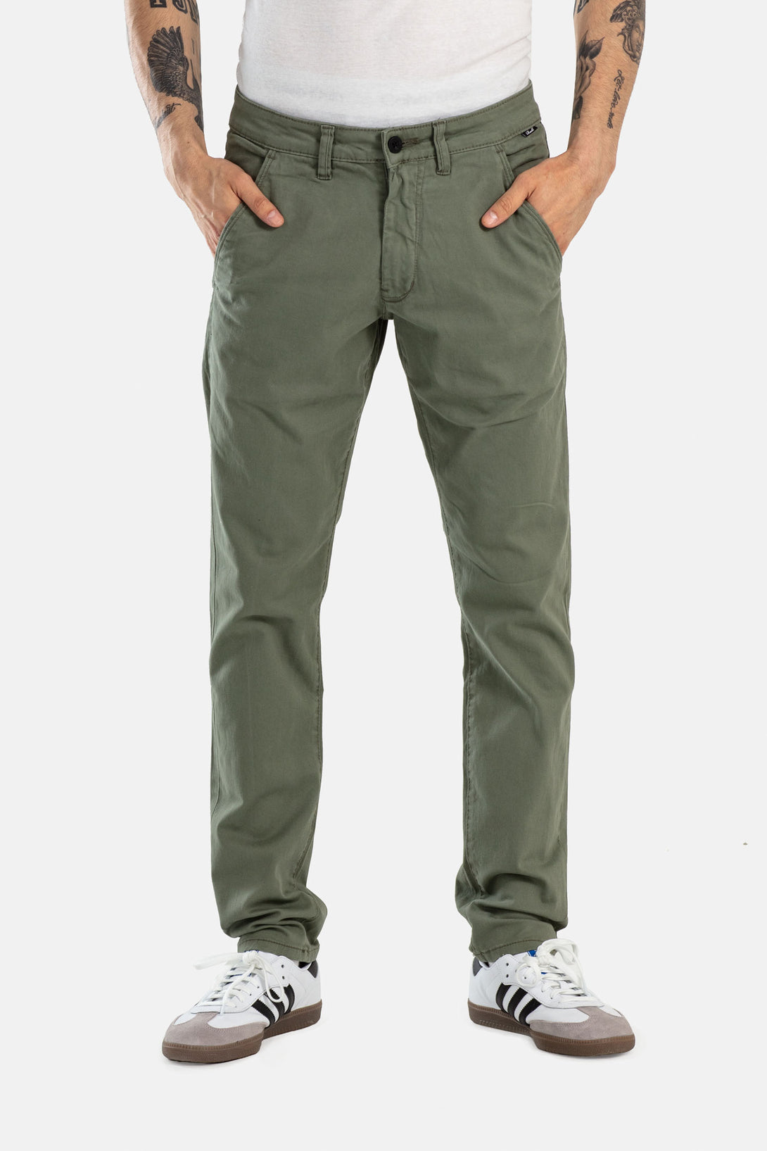 Flex Tapered Chino - Light Olive - Reell Pakistan