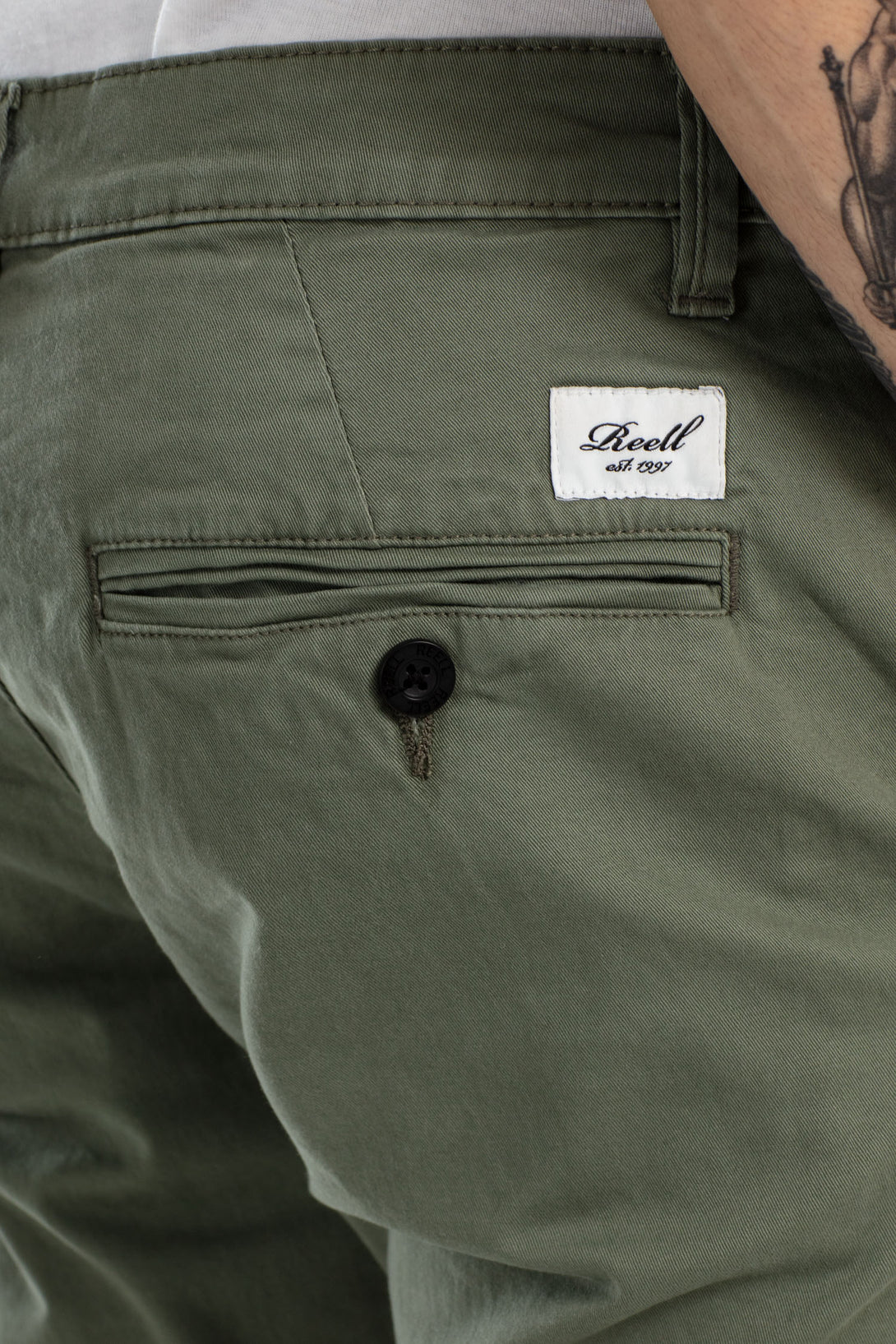 Flex Tapered Chino - Light Olive - Reell Pakistan