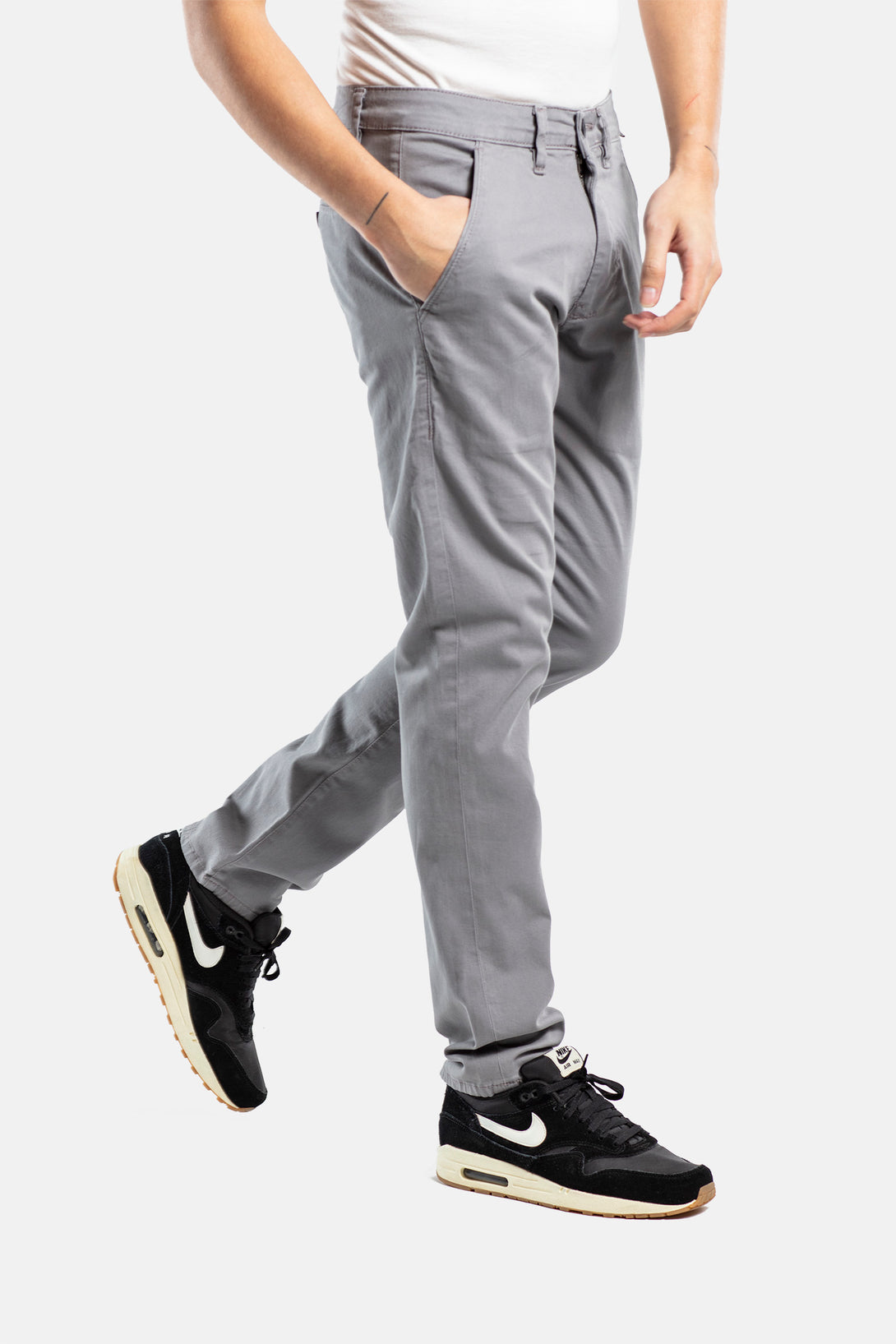 Flex Tapered Chino - Light Gray - Reell Pakistan