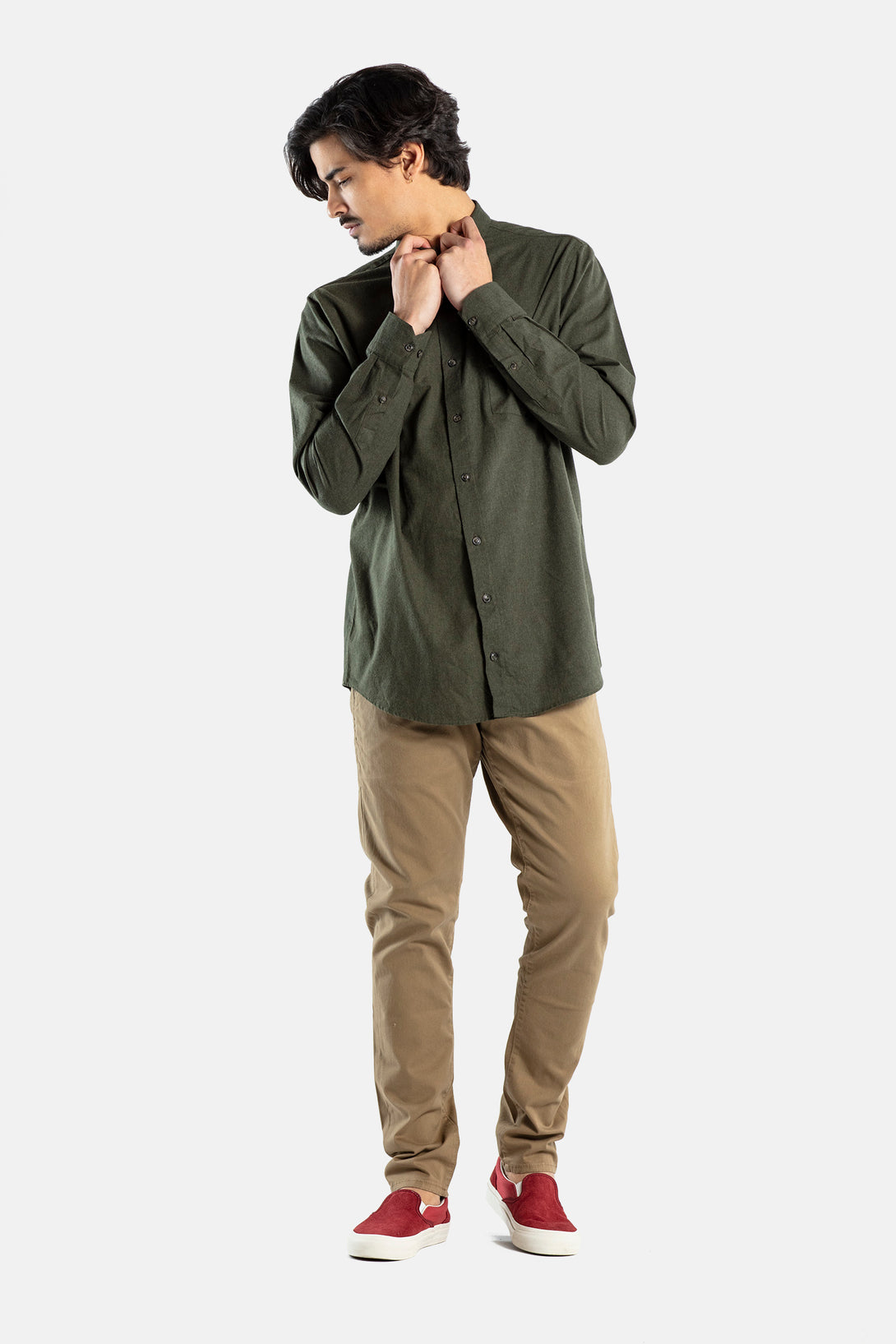 Flex Tapered Chino - Dark Sand - Reell Pakistan