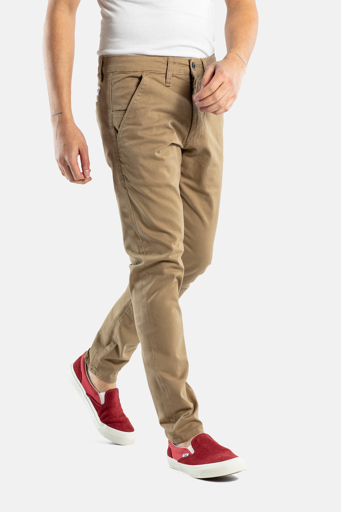 Flex Tapered Chino - Dark Sand - Reell Pakistan