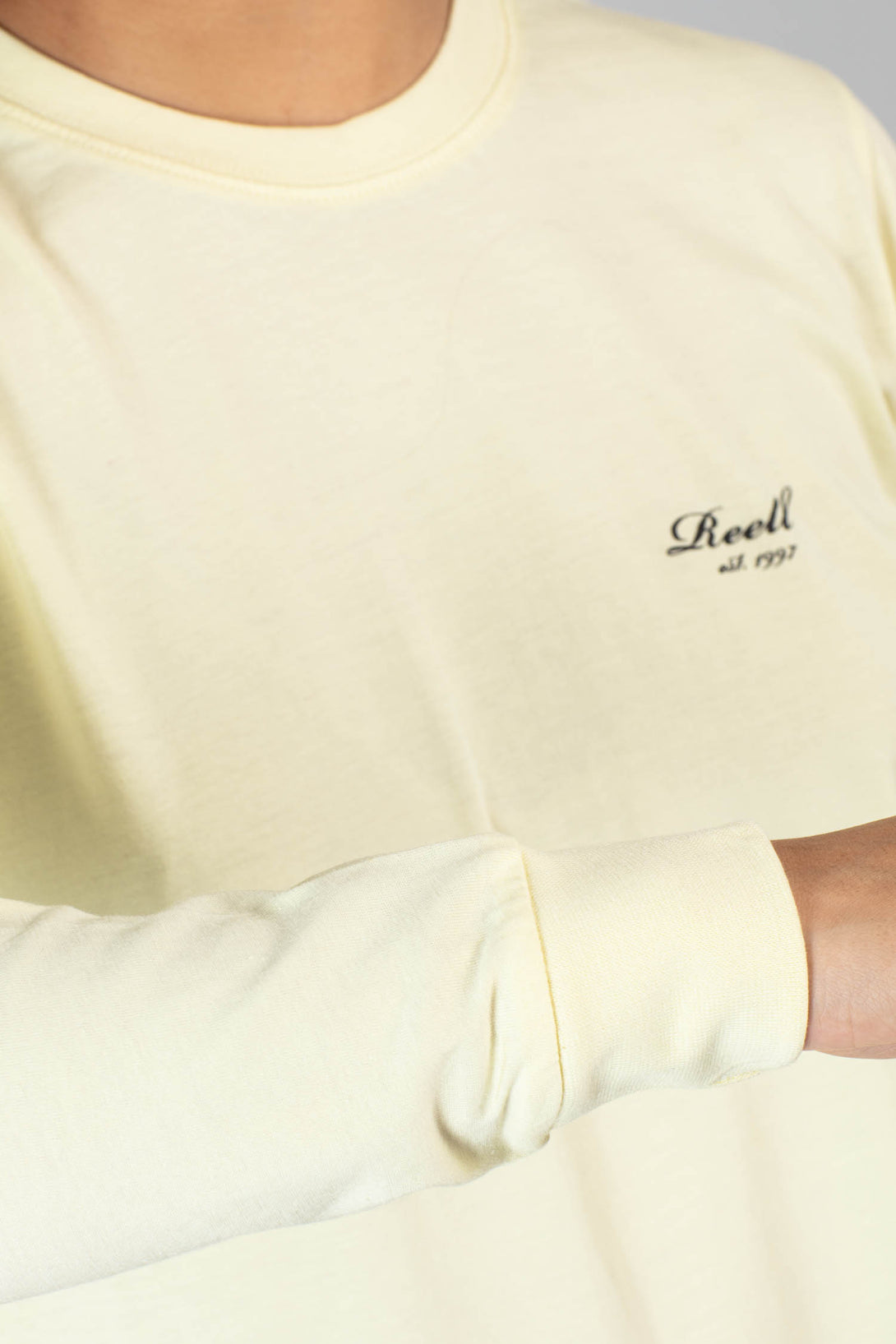 Women Logo Long Sleeves - Light Yellow - Reell Pakistan